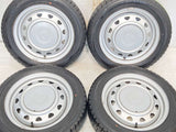 ダンロップ ウィンターマックス WM02 155/65R14  /　 キャロウィン 4.5J+ 100/114.3-4穴 4本
