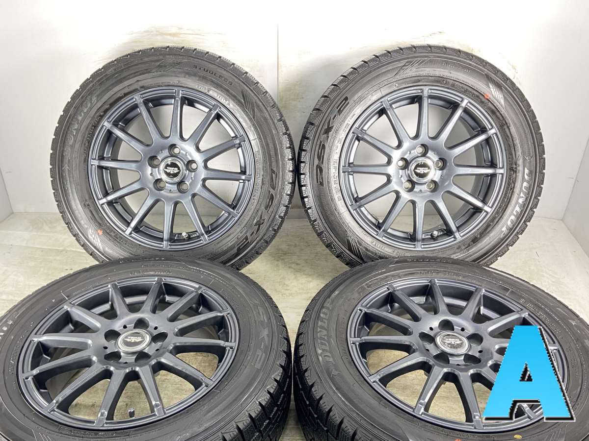 DUNLOP DSX-2 195/65R15】スタッドレス【LEBEN 社外ホイール 15インチ 