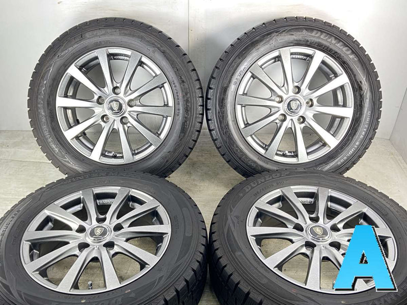 ダンロップ ウィンターマックス WM01 195/65R15  /マナレイ  6.0J+45 114.3-5穴 4本