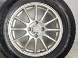 ダンロップ ウィンターマックス WM02 195/65R15  /　 エコフォルム 5.5J+45 100-4穴 4本