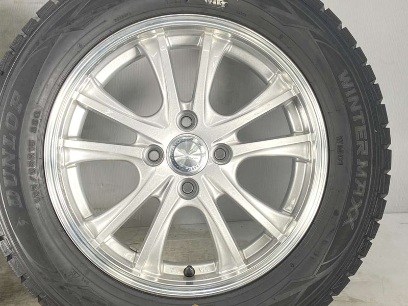 ダンロップ ウィンターマックス WM01 185/65R15 /WEDS VELVA 15x5.5 42 100-4穴