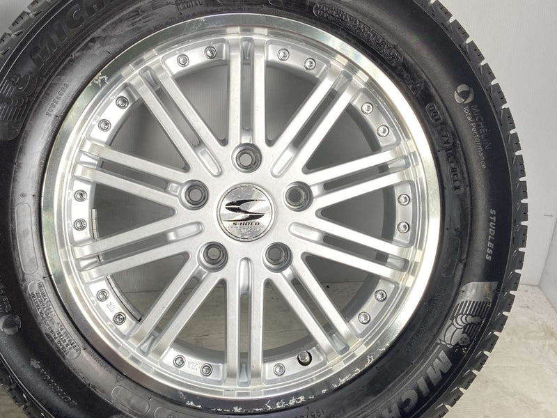 ミシュラン X-ICE XI3 プラス 195/65R15  /　 S－HOLD 6.0J+53 114.3-5穴 4本