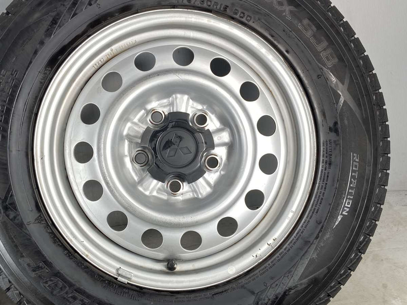 ダンロップ ウィンターマックス SJ8 175/80R15  /三菱純正 パジェロミニ 5.0J+ 114.3-5穴 4本