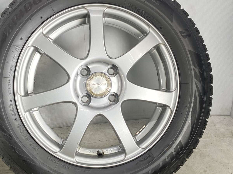 ブリヂストン ブリザック VRX2 175/65R15  /　 シビラ 5.5J+45 100-4穴 4本