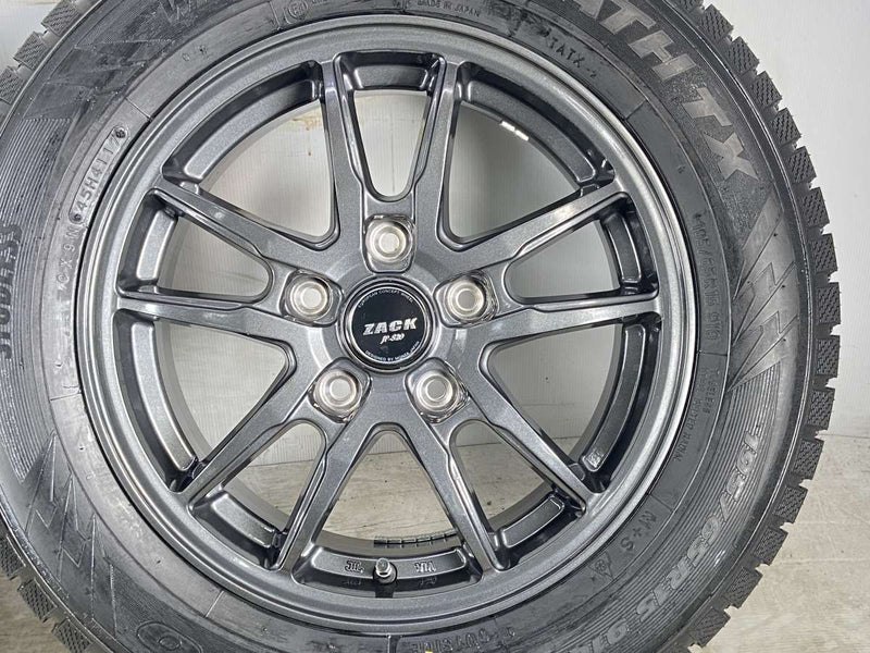 トーヨータイヤ ウィンタートランパスTX 195/65R15  /　 ZACK JP520 6.0J+53 114.3-5穴 4本