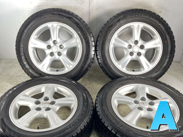 ダンロップ ウィンターマックスWM02 195/65R15  /トヨタ純正  6.0J+39 100-5穴 4本