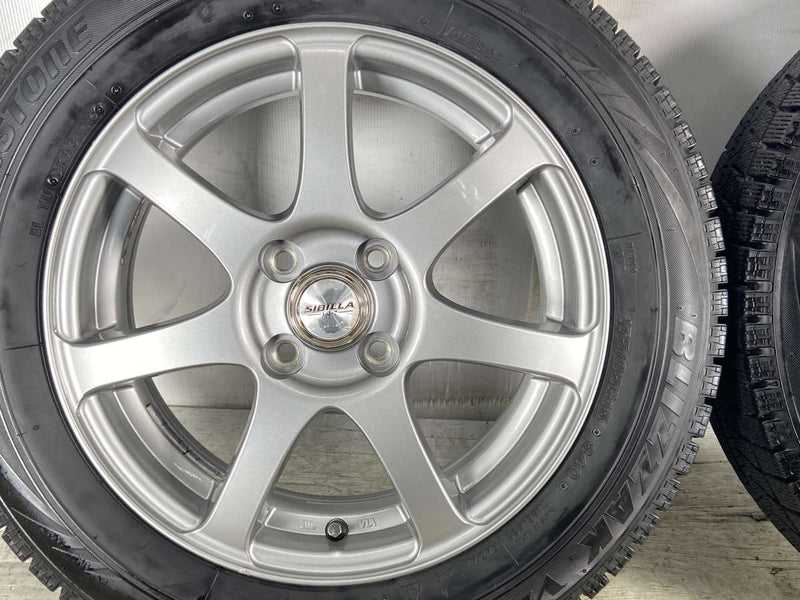 ブリヂストン ブリザック VRX 175/65R15  /　 SIBILLA 5.5J+50 100-4穴 4本