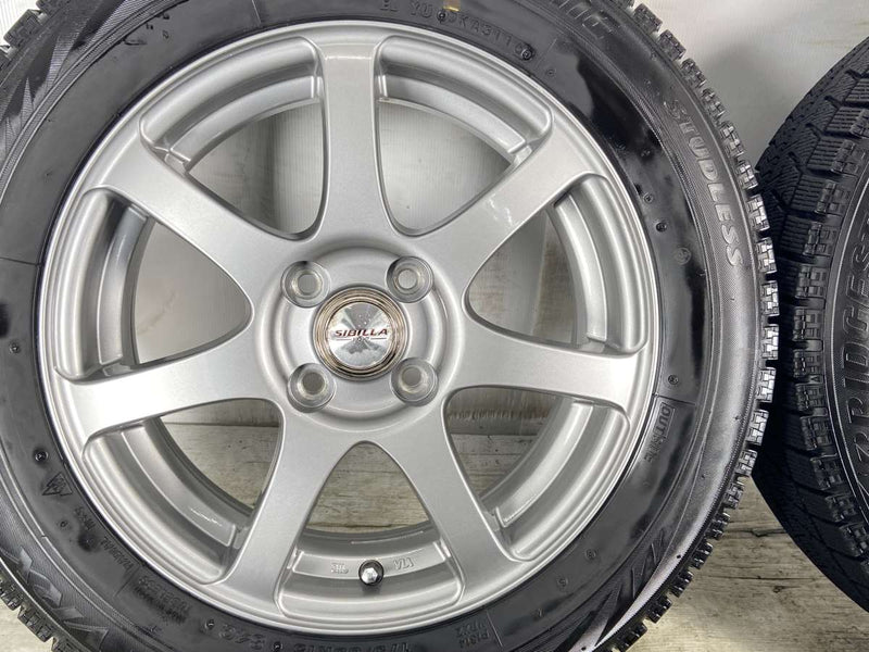 ブリヂストン ブリザック VRX 175/65R15  /　 SIBILLA 5.5J+50 100-4穴 4本