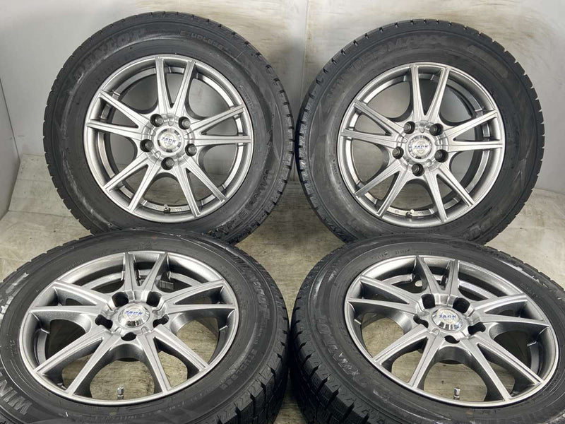 ダンロップ ウィンターマックス WM02 195/65R15  /　 ZACK 6.0J+43 114.3-5穴 4本