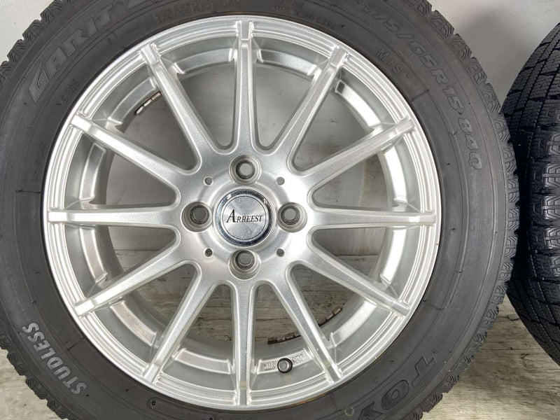 トーヨータイヤ ガリット G5 175/65R15  /　 ARREEST 5.5J+42 100-4穴 4本