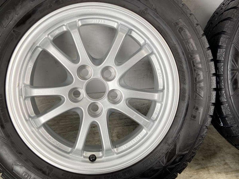 グッドイヤー アイスナビ 6 195/65R15  /トヨタ純正  6.5J+40 100-5穴 4本