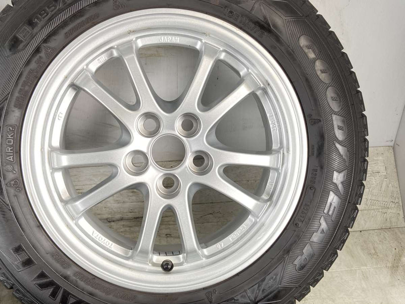 グッドイヤー アイスナビ 6 195/65R15  /トヨタ純正  6.5J+40 100-5穴 4本