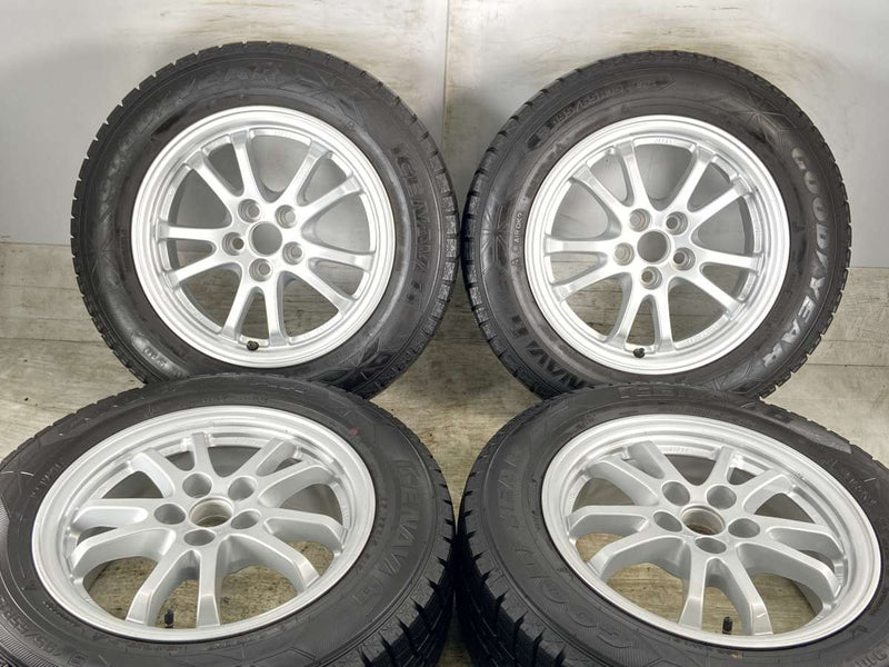 グッドイヤー アイスナビ 6 195/65R15  /トヨタ純正  6.5J+40 100-5穴 4本