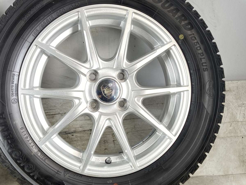 ヨコハマ アイスガード iG50 PLUS 185/65R15  /　 STRANGER 5.5J+50 100-4穴 4本