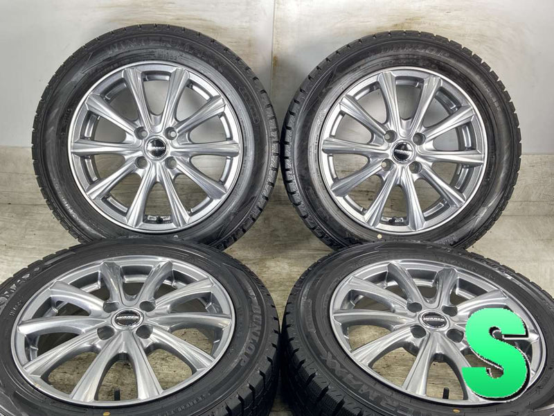 ダンロップ ウィンターマックス WM02 185/60R15  /　 WAREN 5.5J+43 100-4穴 4本