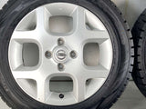 ダンロップ ウィンターマックス WM02 175/65R15  /日産純正  5.5J+50 100-4穴 4本