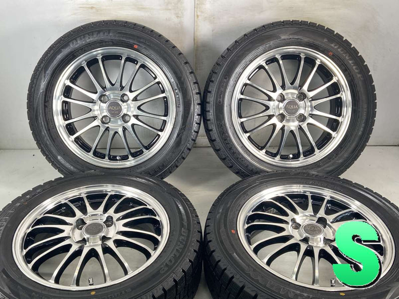 ダンロップ ウィンターマックス WM02 185/60R15 / アクア 5.5J+45 100