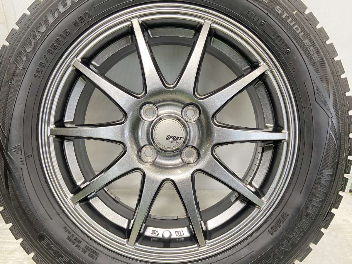 185/65R15 ダンロップ WM01 2018年製 スタッドレスタイヤ 185/65R15 ダンロップ WM01 2018年製 スタッドレスタイヤ