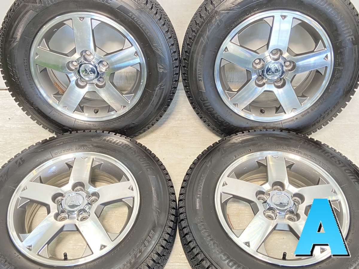 ブリヂストン ブリザック DM-V3 175/80R15 /三菱純正 パジェロミニ 5.5J+46 114.3-5穴 4本 – タイヤ・ホイール カンパニー