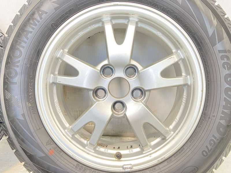 ヨコハマ アイスガードiG70 195/65R15 /トヨタ純正 6.0J+45 100-5穴 4