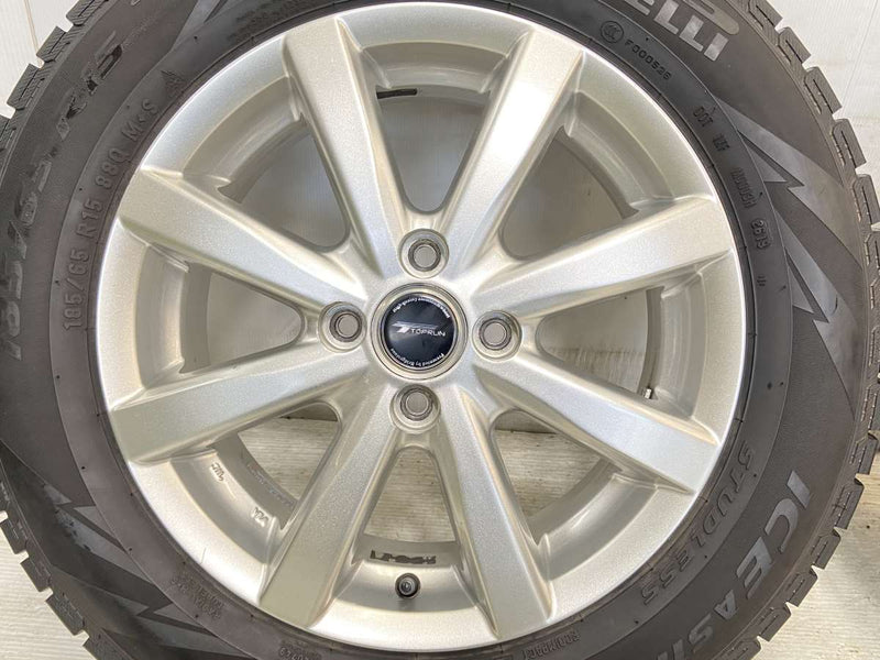 ピレリ アイスアシンメトリコ PLUS 185/65R15 / TOPRUN 5.5J+52 ピレリ アイスアシンメトリコ PLUS 185/65R15 / TOPRUN 5.5J+52