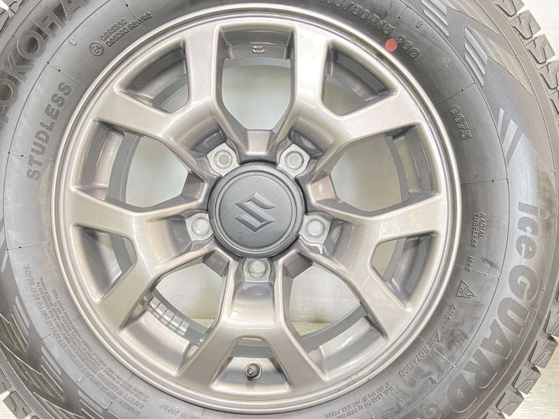 ヨコハマ アイスガード G075 195/80R15 /スズキ純正 5.5J+5 139.7-5穴 