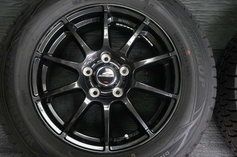 ダンロップ ウィンターマックス WM01 205/65R16 /SCHNEDER 16x6.5 53 114.3-5穴