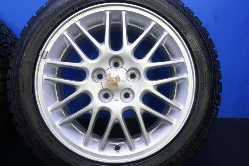 ダンロップ ウィンターマックス WM01 195/55R16 /スバル純正 インプレッサ 16x6.5 55 100-5穴