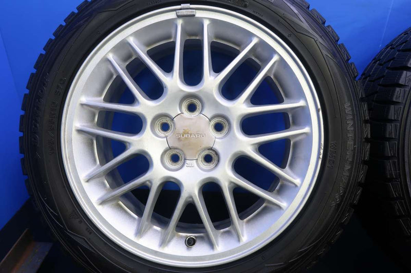 ダンロップ ウィンターマックス WM01 195/55R16 /スバル純正 インプレッサ 16x6.5 55 100-5穴