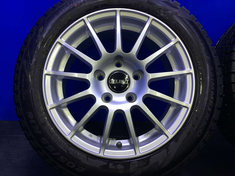 ピレリ アイスアシンメトリコ 205/55R16 /GELBUT 16x7.0 31 120-5穴