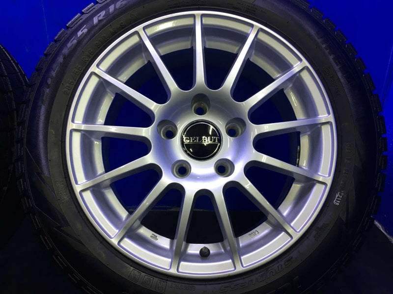 ピレリ アイスアシンメトリコ 205/55R16 /GELBUT 16x7.0 31 120-5穴