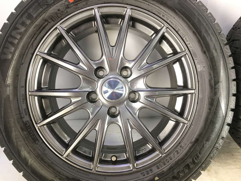 ダンロップ ウィンターマックス WM02 215/60R16 /WEDS VELVA 16x6.5 40 114.3-5穴