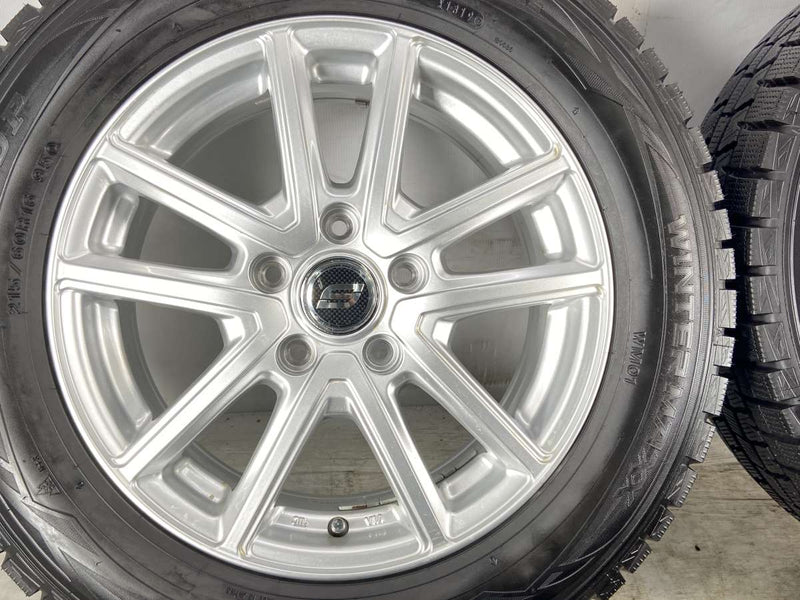 ダンロップ ウィンターマックスWM01 215/60R16  /　 S 6.5J+53 114.3-5穴 4本