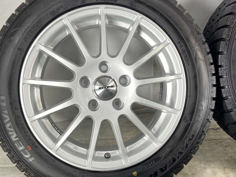 グッドイヤー アイスナビ6 205/55R16  /　 IRVINE 6.5J+46 112-5穴 4本