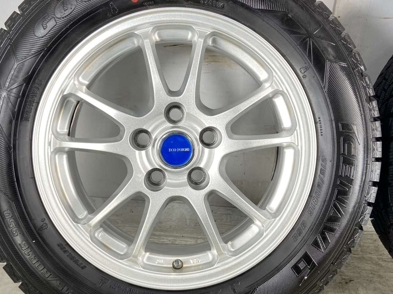 グッドイヤー アイスナビ6 215/60R16  /　 エコフォルム 6.5J+39 114.3-5穴 4本