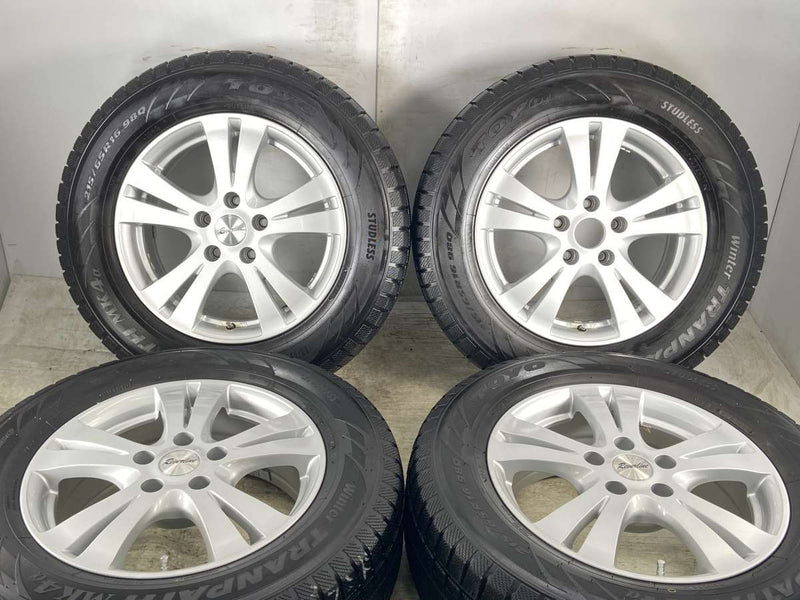 トーヨータイヤ ウィンタートランパス Mk4α 215/65R16  /　 リバーライン 6.5J+35 114.3-5穴 4本