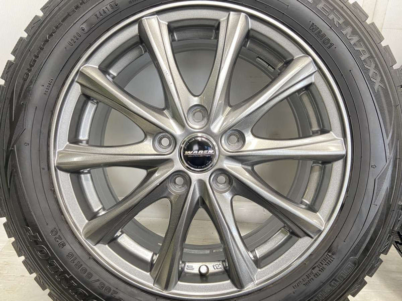 ダンロップ ウィンターマックス WM01 205/60R16 / WAREN 6.5J+53 114.3 