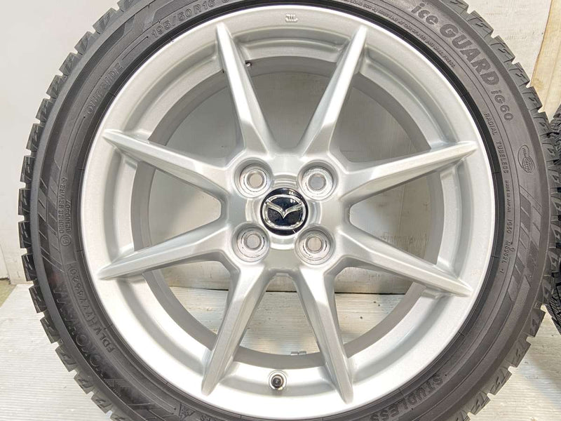 マツダ ロードスター ND 純正16インチホイール スタッドレスタイヤ4本セット マツダロードスター純正ホイールスタッドレスタイヤ4本セットヨコハマ
