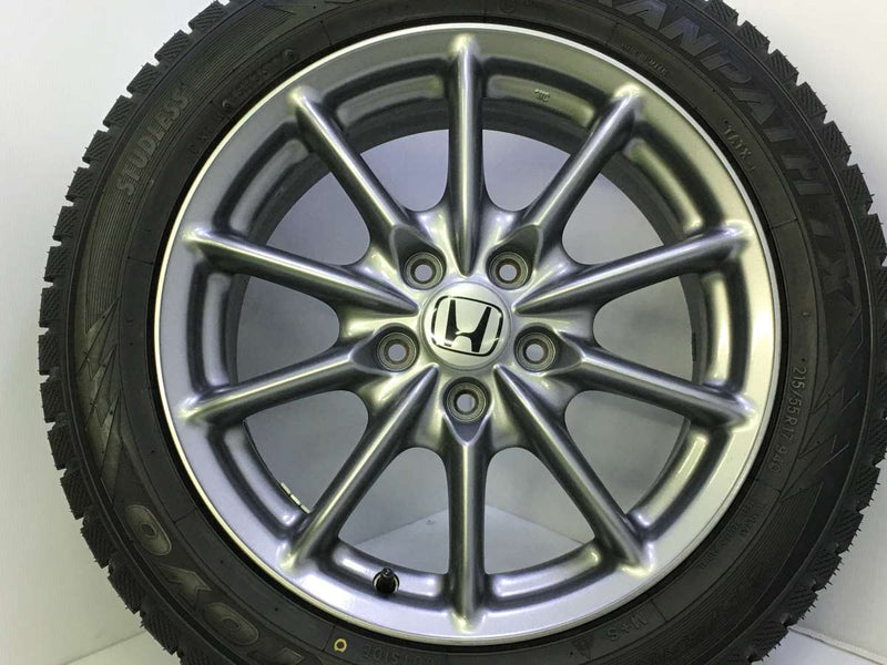 トーヨータイヤ ウィンタートランパス TX 215/55R17 /ホンダ純正 オデッセイ 17x7.0 55 114.3-5穴