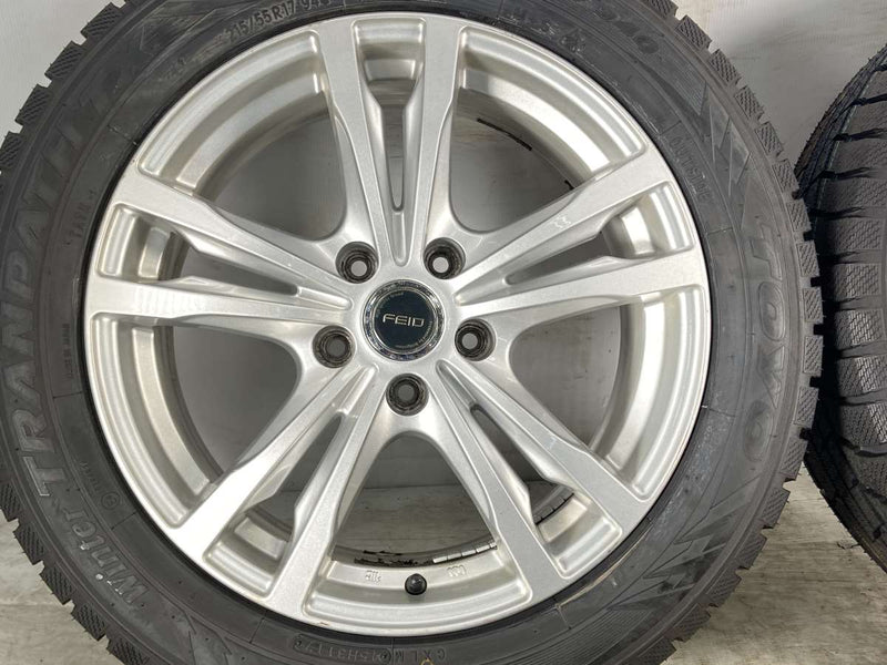 トーヨータイヤ ウィンタートランパス TX 215/55R17 /ブリヂストン FEID 17x7.0 38 114.3-5穴