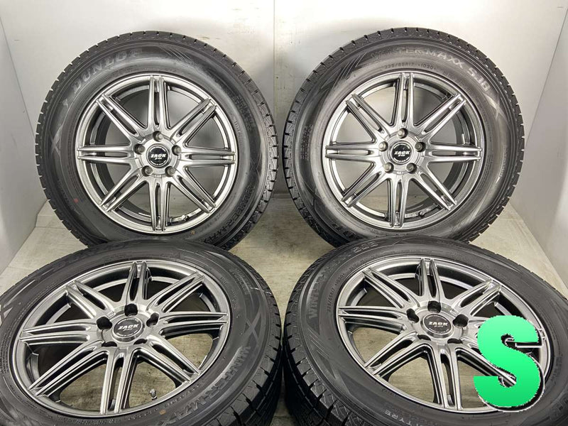 ダンロップ ウィンターマックス SJ8 225/65R17  /　 ZACK JPー818 7.0J+48 114.3-5穴 4本