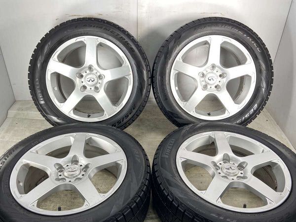 ピレリ ICE ASIMMETRICO 225/55R17  /　  7.0J+45 114.3-5穴 4本