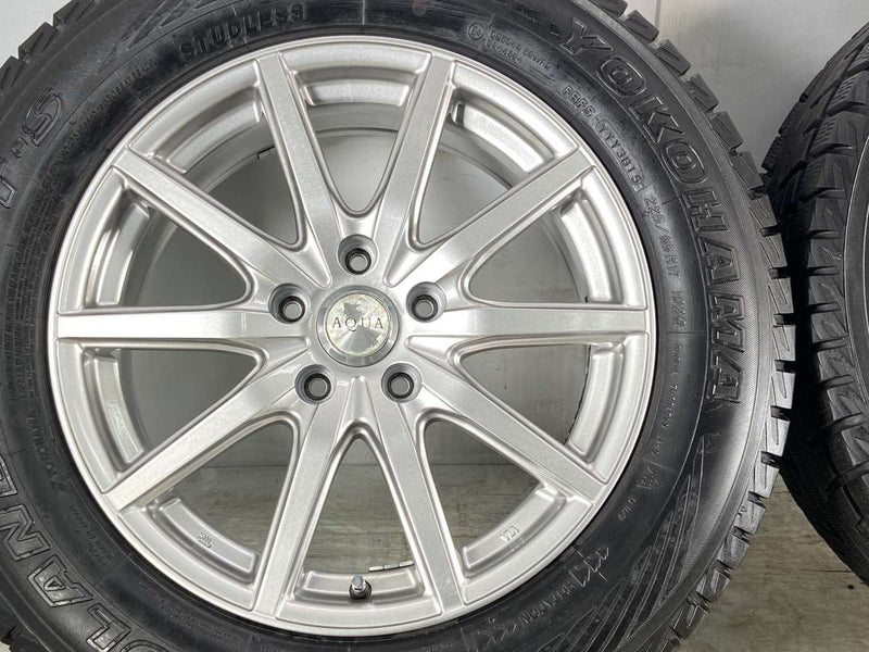 ヨコハマ ジオランダー i/T-S 225/65R17  /　 AQUA 7.0J+48 114.3-5穴 4本