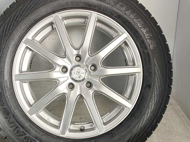 ヨコハマ ジオランダー i/T-S 225/65R17  /　 AQUA 7.0J+48 114.3-5穴 4本