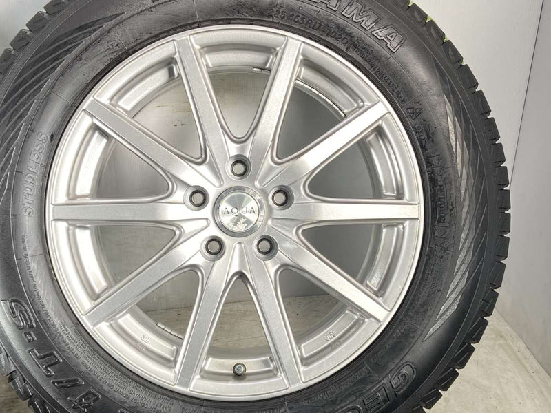 ヨコハマ ジオランダー i/T-S 225/65R17  /　 AQUA 7.0J+48 114.3-5穴 4本