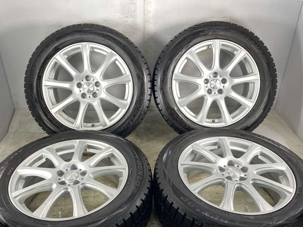 ダンロップ ウィンターマックス WM01 225/55R17  /　 DUFACT 7.0J+48 100-5穴 4本