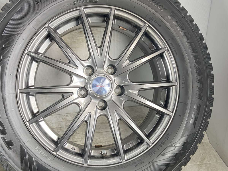 トーヨータイヤ ウィンタートランパス TX 225/65R17  /WEDS VELVA SPORT 7.0J+40 114.3-5穴 4本