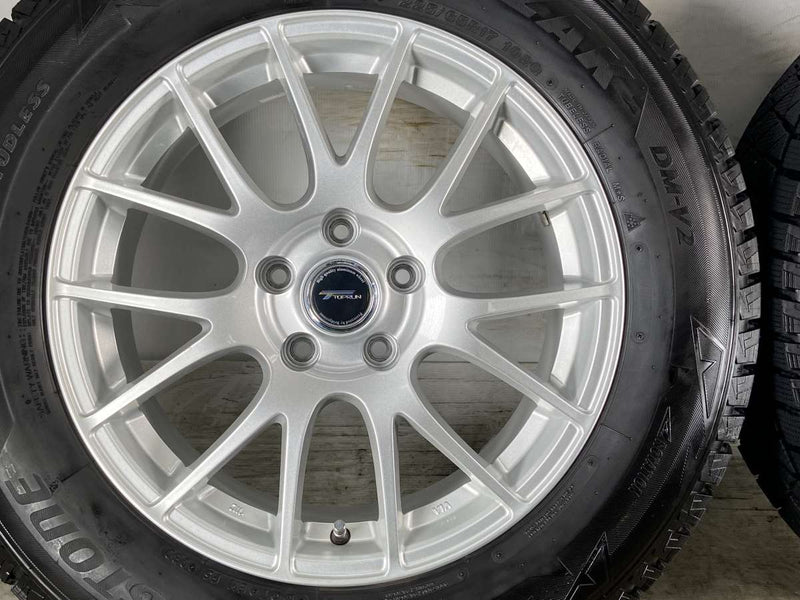 ブリヂストン ブリザック DM-V2 225/65R17  /　 TOPRUN 7.0J+38 114.3-5穴 4本