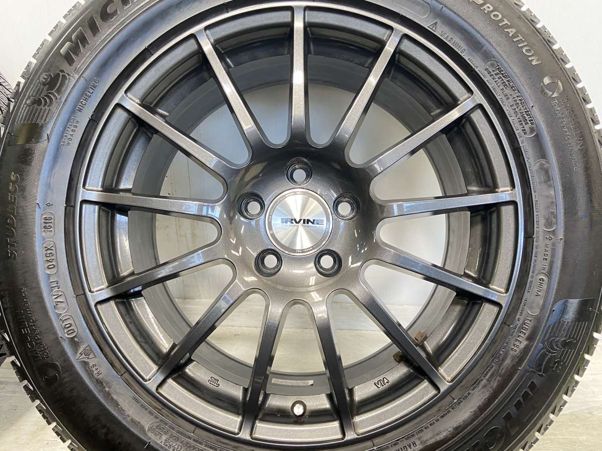 ミシュラン X-ICE XI3プラス 235/55R17 / IRVINE 7.5J+47 112-5穴 4本