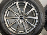 ダンロップ ウィンターマックス SJ8 225/65R17  /　 ユーロスピード 7.0J+48 114.3-5穴 4本